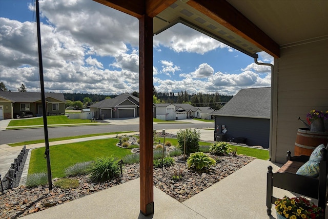 25523 N N Sheridan Rd, Chattaroy, WA 99003 - view of patio with a residential view