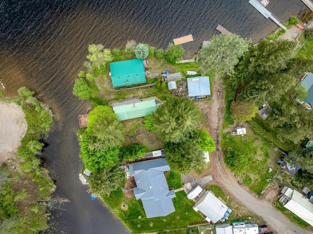 47 Davis Lake Ln, Usk, WA 99180 - aerial view of property's location with a nearby body of water