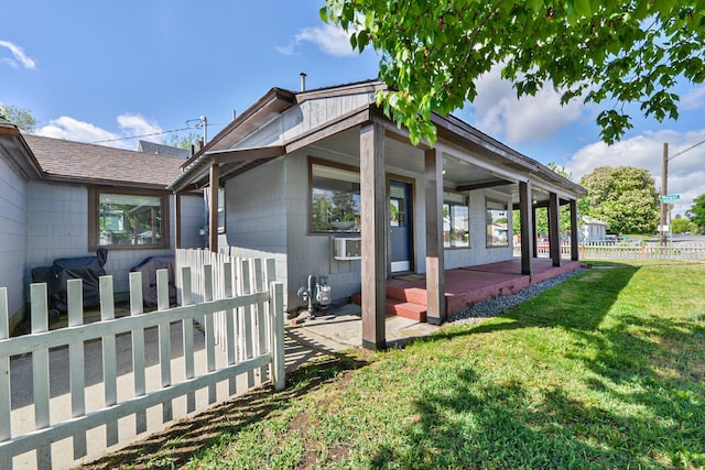 5420 N Regal St, Spokane, WA 99217 - view of side of home with a patio and roof with shingles