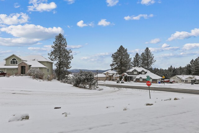 7285 E Columbia Dr, Spokane, WA 99212 - yard covered in snow with a residential view