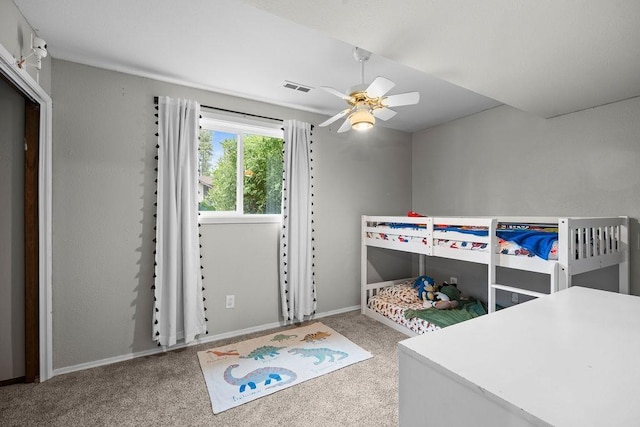113 W Florence Ave, Spokane, WA 99218 - carpeted bedroom with baseboards and ceiling fan