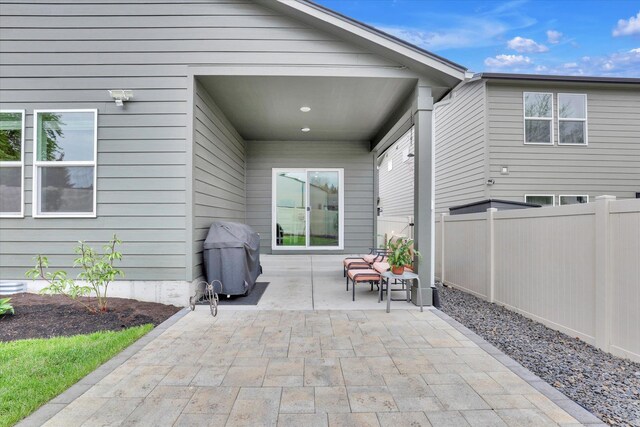 5704 W Jamestown Ln, Spokane, WA 99208 - view of patio featuring fence and area for grilling