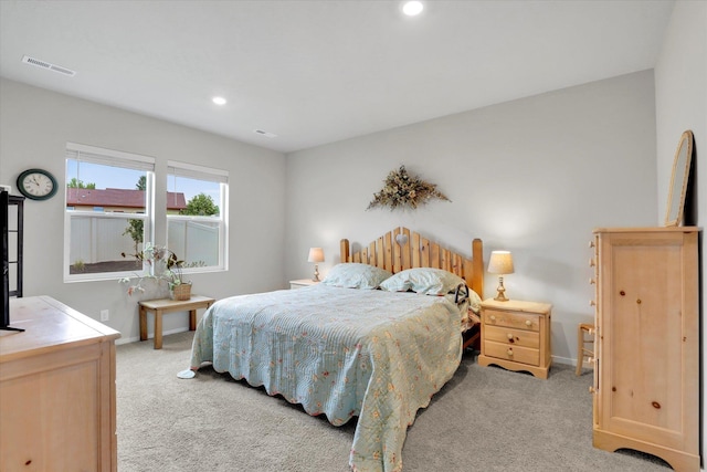 5704 W Jamestown Ln, Spokane, WA 99208 - bedroom featuring light colored carpet, baseboards, and recessed lighting