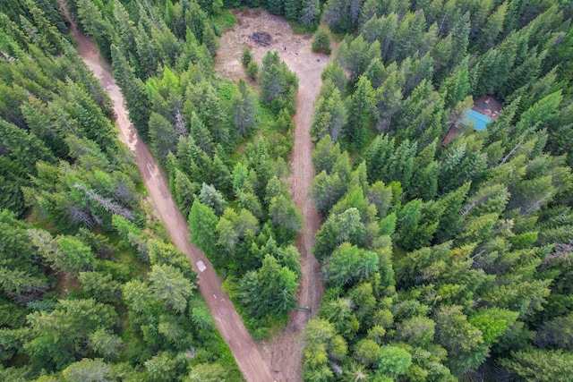 552 Forgotten Trail Rd, Newport, WA 99156 - aerial view of property's location featuring a heavily wooded area