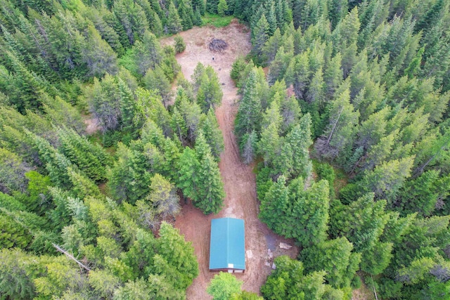 552 Forgotten Trail Rd, Newport, WA 99156 - aerial view of property's location featuring a heavily wooded area
