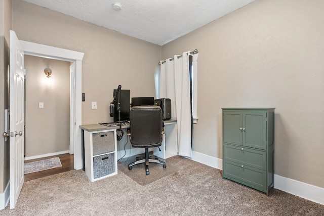 3214 E 29th Ave, Spokane, WA 99223 - home office featuring light colored carpet and baseboards