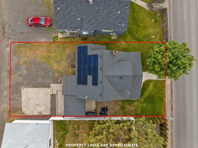3214 E 29th Ave, Spokane, WA 99223 - aerial view of property and surrounding area featuring property parcel outlined