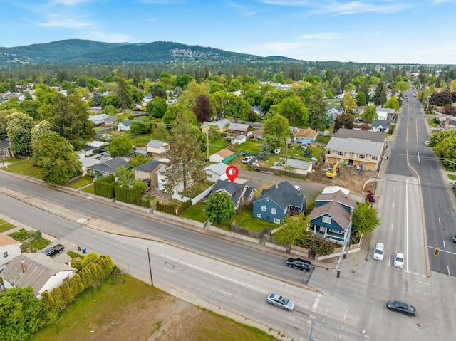 3214 E 29th Ave, Spokane, WA 99223 - aerial perspective of suburban area with a mountainous background