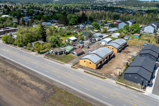 aerial perspective of suburban area