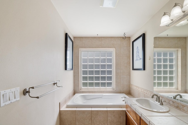 2450 E Black Forest Ave, Post Falls, ID 83854 - bathroom with a garden tub and vanity