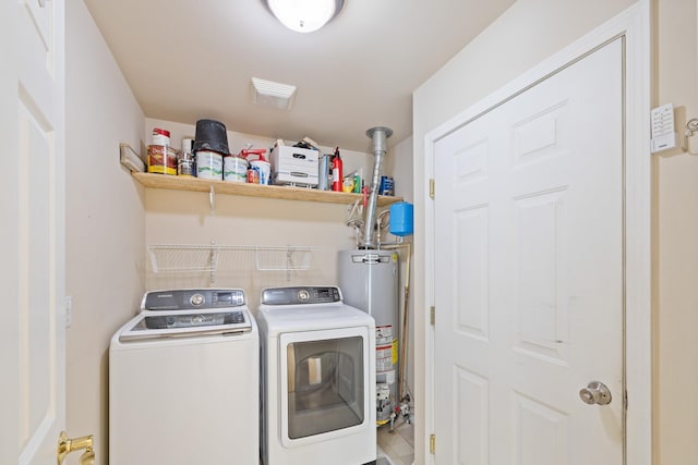 2450 E Black Forest Ave, Post Falls, ID 83854 - laundry room with gas water heater and separate washer and dryer
