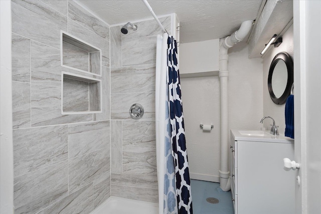 2623 W Olympic Ave, Spokane, WA 99205 - bathroom with a shower stall and vanity