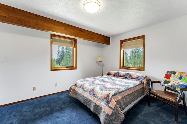 16615 W Stoughton Rd, Cheney, WA 99004 - bedroom featuring carpet floors, a textured ceiling, and baseboards