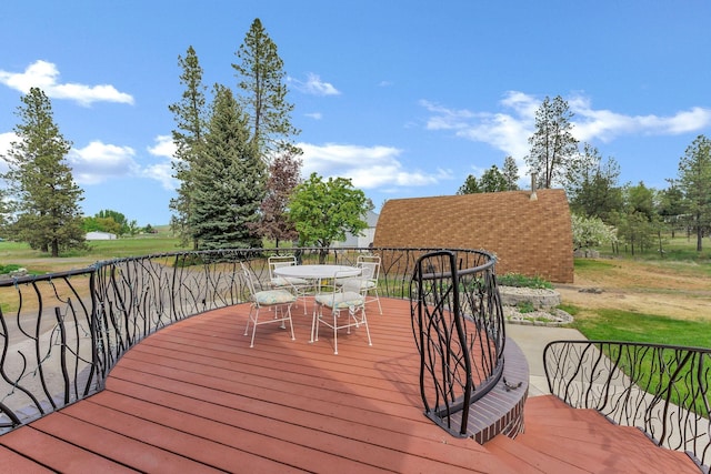 16615 W Stoughton Rd, Cheney, WA 99004 - deck featuring outdoor dining space