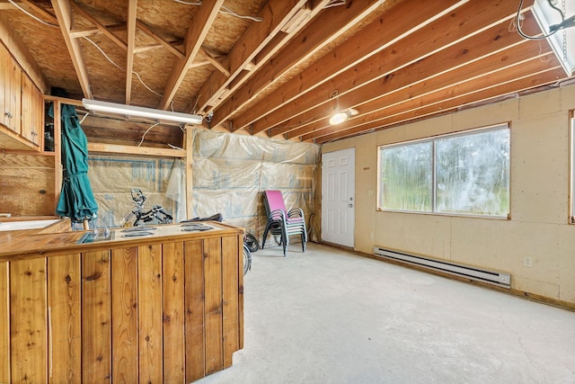 16615 W Stoughton Rd, Cheney, WA 99004 - below grade area with baseboard heating