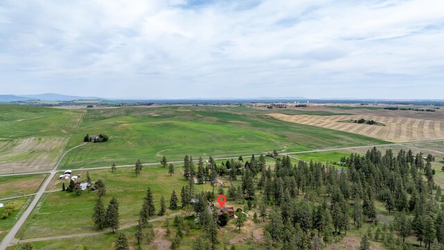 16615 W Stoughton Rd, Cheney, WA 99004 - aerial overview of property's location featuring rural landscape