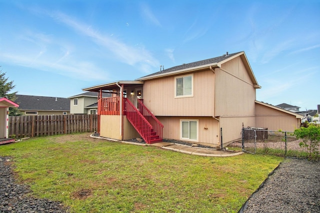 1104 S Comax Ct, Spokane, WA 99224 - back of house with stairway