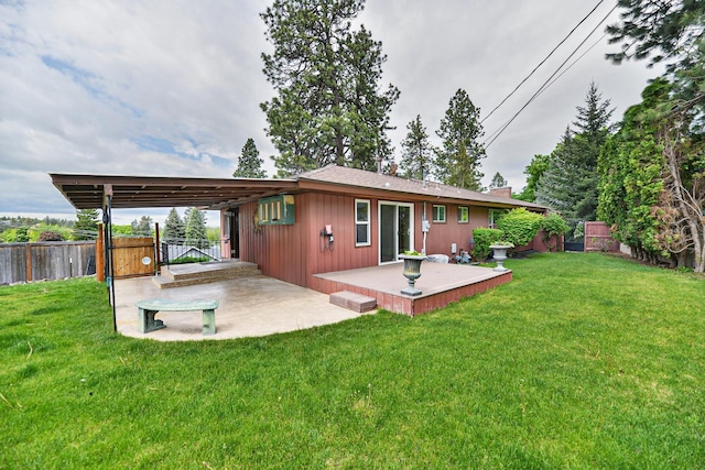 2033 S Rebecca St, Spokane, WA 99223 - back of property featuring a patio