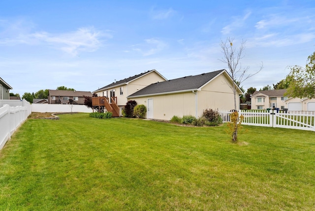 3821 W Teiton Ave, Spokane, WA 99208 - view of yard featuring stairway and a residential view