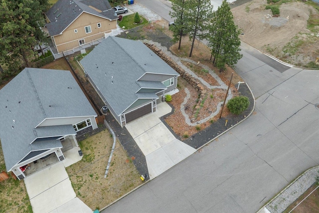 aerial view of property and surrounding area
