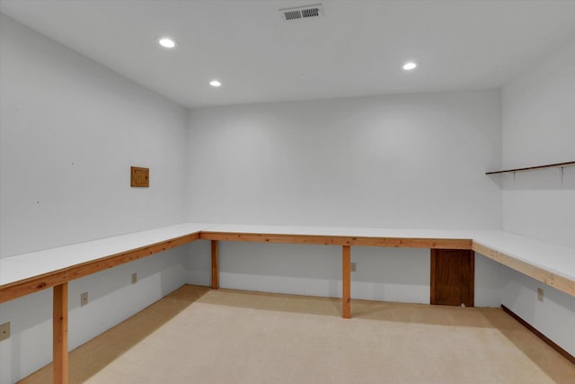 30915 N Chipmunk Rd, Chattaroy, WA 99003 - unfurnished office featuring light colored carpet and recessed lighting