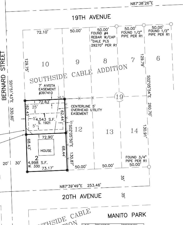 map of parcels
