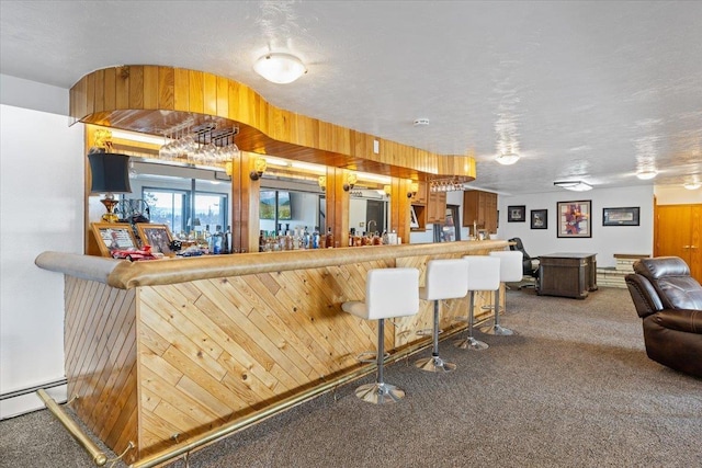 2311 W Wedgewood Ave, Spokane, WA 99208 - indoor dry bar featuring carpet and a baseboard heating unit