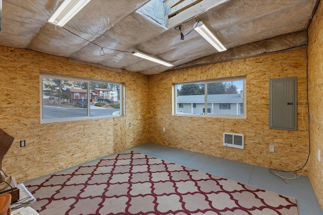 2311 W Wedgewood Ave, Spokane, WA 99208 - spare room with plenty of natural light, electric panel, and vaulted ceiling