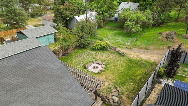 drone / aerial view