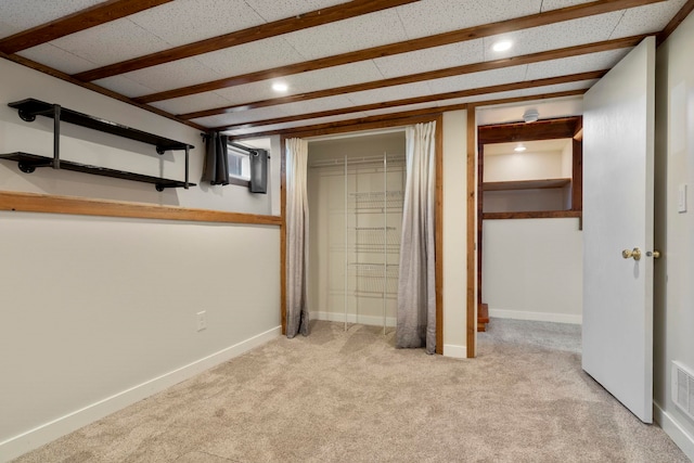 11118 E Broadway Ave, Spokane Valley, WA 99206 - unfurnished bedroom featuring recessed lighting, light carpet, and baseboards