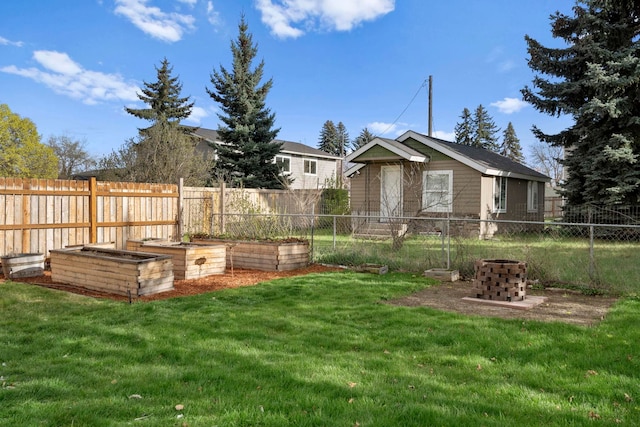 11118 E Broadway Ave, Spokane Valley, WA 99206 - view of yard featuring a garden