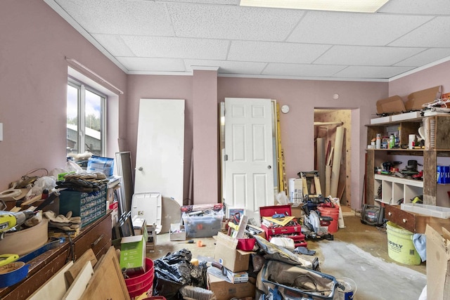 14203 E Belmont Rd, Mica, WA 99023 - dining room featuring a drop ceiling