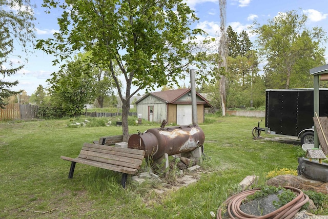 14203 E Belmont Rd, Mica, WA 99023 - view of yard featuring an outbuilding