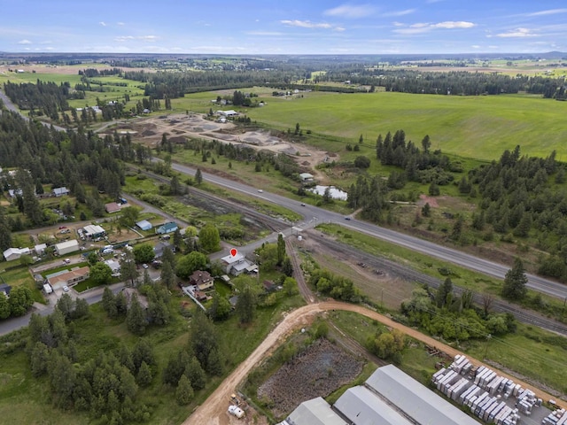 14203 E Belmont Rd, Mica, WA 99023 - aerial overview of property's location featuring rural landscape