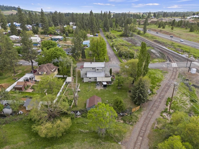 14203 E Belmont Rd, Mica, WA 99023 - aerial overview of property's location with nearby suburban area