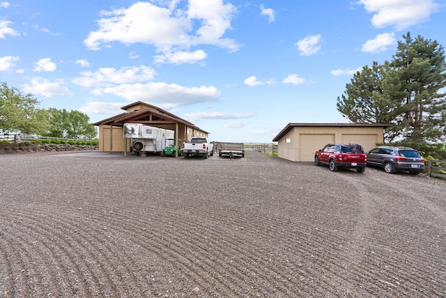8310 E Belair Rd, Valleyford, WA 99036 - view of front of home featuring a detached garage and an outdoor structure