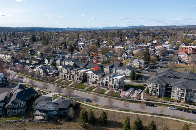 1810 W Summit Pkwy, Spokane, WA 99201 - aerial perspective of suburban area with a mountain backdrop