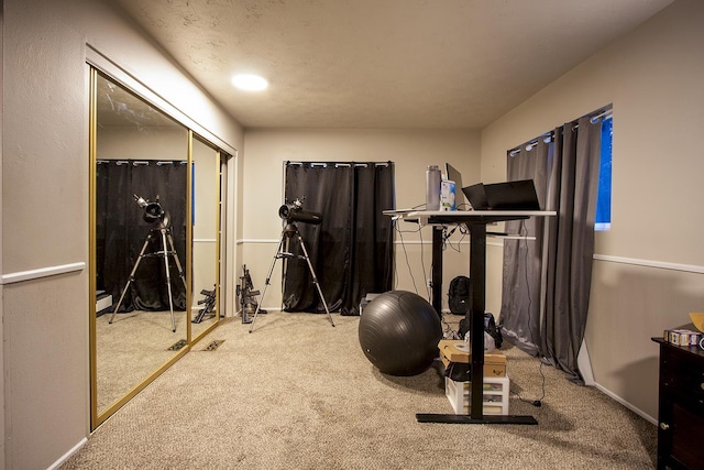 38821 N Newport Hwy, Elk, WA 99009 - exercise area with carpet floors and baseboards