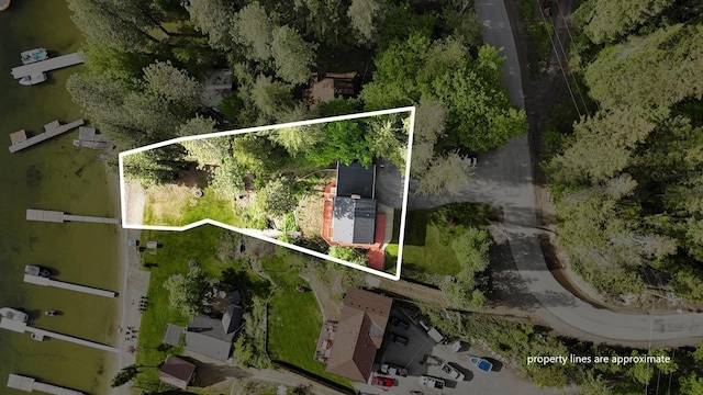 13227 N E Newman Lake Dr, Newman Lake, WA 99025 - view of property location featuring property boundaries highlighted