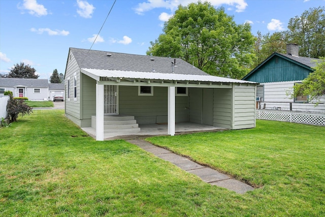 3424 W Princeton Ave, Spokane, WA 99205 - rear view of house featuring a yard and a patio