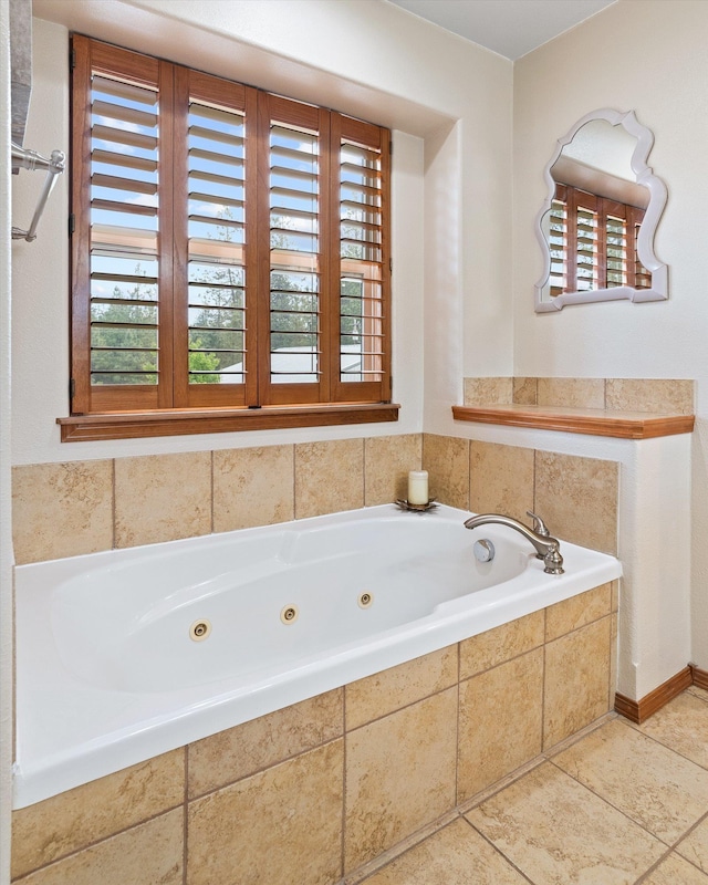 6482 Lakeview Dr, Nine Mile Falls, WA 99026 - full bathroom with plenty of natural light and a jetted tub