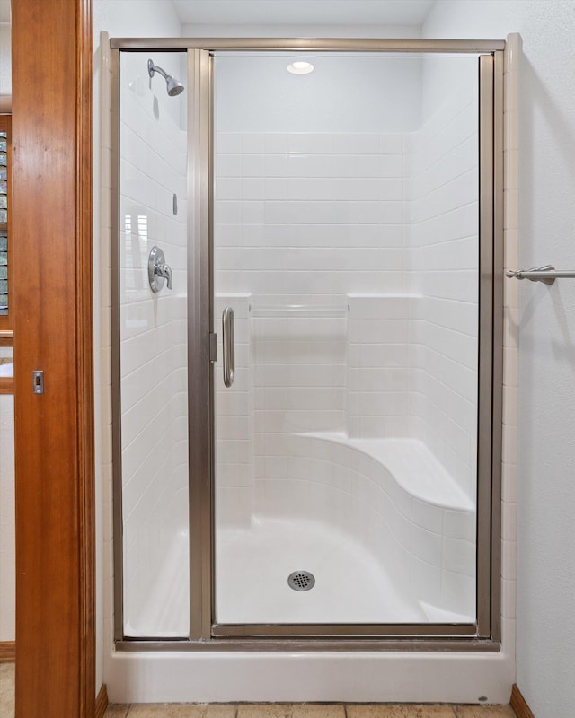 6482 Lakeview Dr, Nine Mile Falls, WA 99026 - bathroom with a shower stall