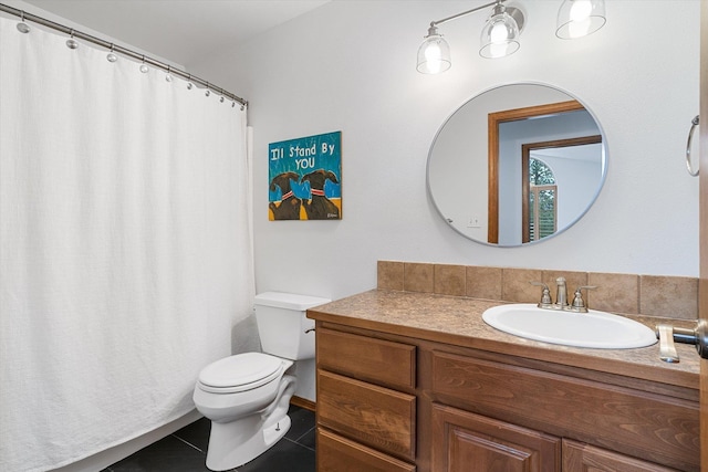6482 Lakeview Dr, Nine Mile Falls, WA 99026 - full bath featuring tile patterned flooring, toilet, and vanity