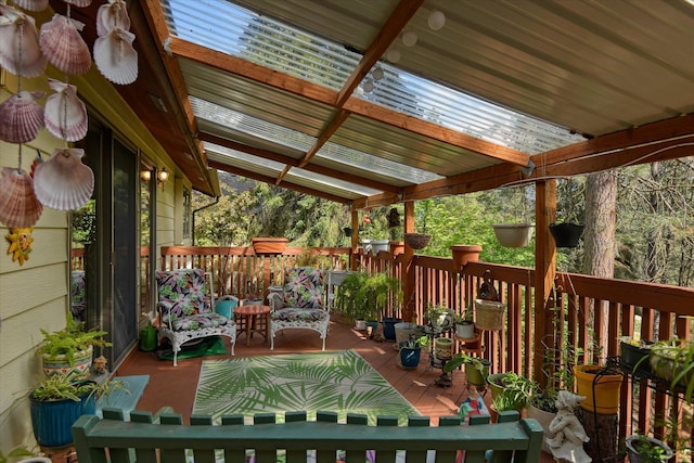 8410 E Columbia Park Dr, Spokane, WA 99212 - view of deck