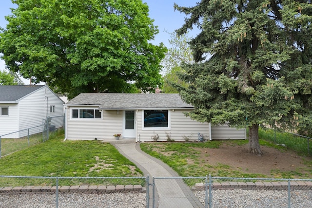 3123 E 36th Ave, Spokane, WA 99223 - view of front of home with a gate and roof with shingles