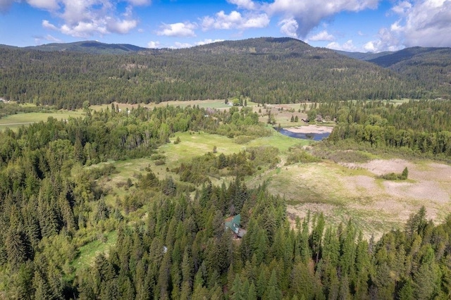 652 Penny Ln, Usk, WA 99180 - view of mountain backdrop featuring a heavily wooded area