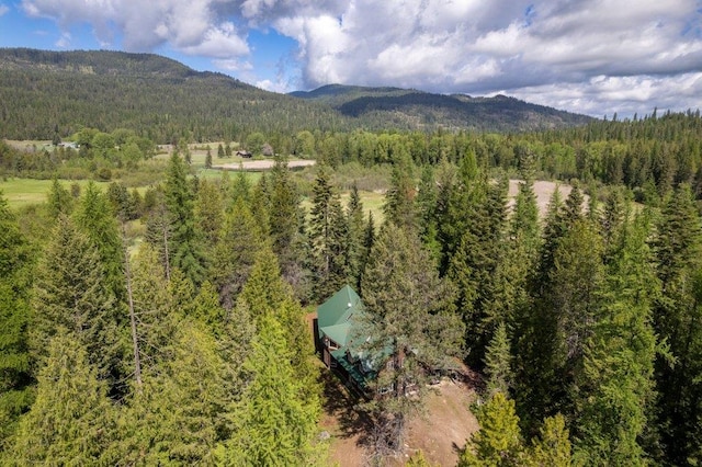 652 Penny Ln, Usk, WA 99180 - view of mountain background featuring a heavily wooded area