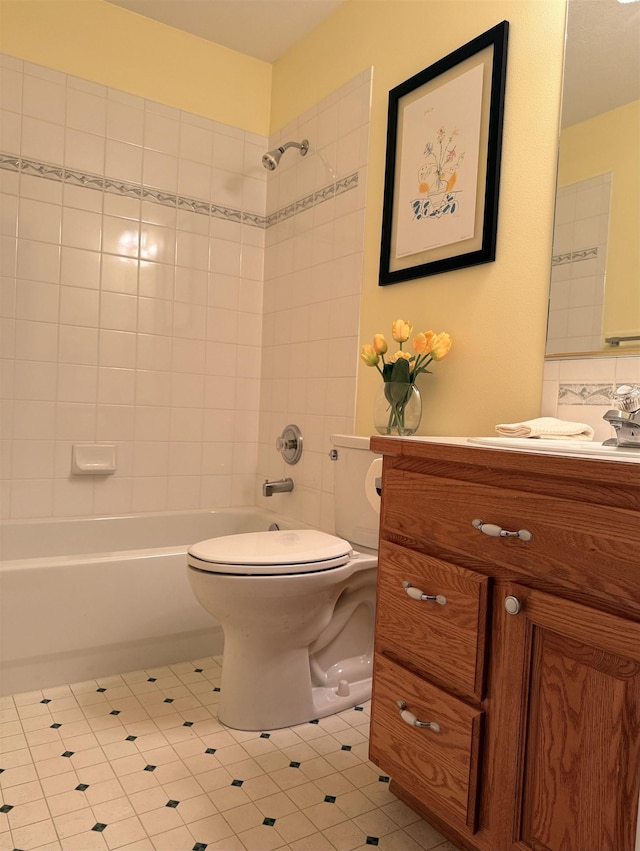 1610 S Newer Ln Unit 0, Spokane Valley, WA 99037 - bathroom featuring vanity,  shower combination, and toilet