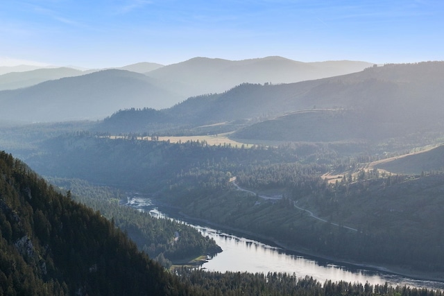 4345 Wilcox Rd, Northport, WA 99157 - view of mountain background featuring a nearby body of water and a forest