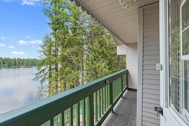 231 Mountain View Dr, Newport, WA 99156 - balcony with a water view